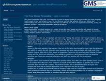 Tablet Screenshot of globalmanagementservices.wordpress.com