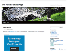 Tablet Screenshot of dawnallen03.wordpress.com
