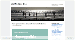 Desktop Screenshot of homeopathyblog.wordpress.com