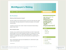 Tablet Screenshot of minhnguyen.wordpress.com