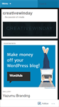 Mobile Screenshot of creativewinday.wordpress.com