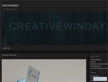 Tablet Screenshot of creativewinday.wordpress.com