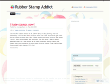 Tablet Screenshot of funrubberstamps.wordpress.com