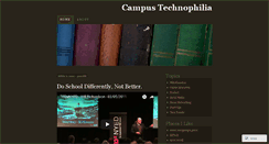 Desktop Screenshot of campustechnophilia.wordpress.com