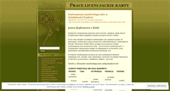 Desktop Screenshot of pracekarty.wordpress.com