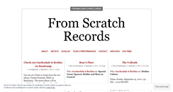 Desktop Screenshot of fromscratchrecords.wordpress.com