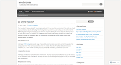 Desktop Screenshot of amythhomas.wordpress.com