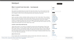 Desktop Screenshot of blockport.wordpress.com