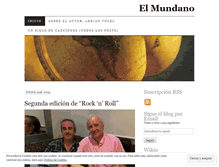 Tablet Screenshot of elmundano.wordpress.com