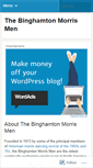 Mobile Screenshot of binghamtonmorris.wordpress.com
