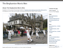 Tablet Screenshot of binghamtonmorris.wordpress.com