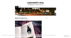 Desktop Screenshot of ladymadrid.wordpress.com