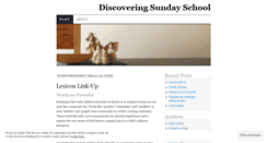 Desktop Screenshot of discoveringsundayschool.wordpress.com