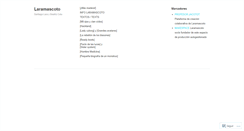 Desktop Screenshot of laramascoto.wordpress.com