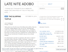 Tablet Screenshot of lateniteadobo.wordpress.com