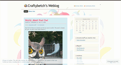Desktop Screenshot of craftybetch.wordpress.com
