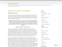 Tablet Screenshot of cpexplosion.wordpress.com