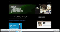 Desktop Screenshot of noonejones.wordpress.com