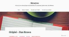 Desktop Screenshot of alexa700.wordpress.com