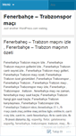 Mobile Screenshot of fenerbahcetrabzonmaci.wordpress.com