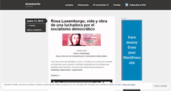 Desktop Screenshot of elcaminerito.wordpress.com