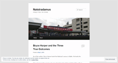 Desktop Screenshot of natstradamus.wordpress.com