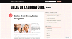 Desktop Screenshot of belledelaboratoire.wordpress.com