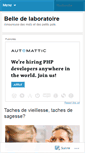 Mobile Screenshot of belledelaboratoire.wordpress.com