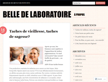 Tablet Screenshot of belledelaboratoire.wordpress.com