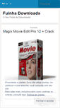 Mobile Screenshot of fuinhadownloads.wordpress.com