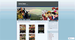 Desktop Screenshot of animespace.wordpress.com