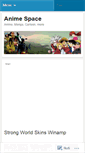 Mobile Screenshot of animespace.wordpress.com