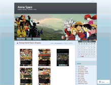 Tablet Screenshot of animespace.wordpress.com