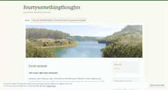 Desktop Screenshot of fourtysomethingthoughts.wordpress.com