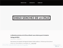 Tablet Screenshot of diegosanchezdelacruz.wordpress.com