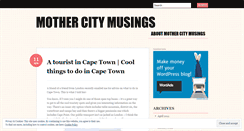 Desktop Screenshot of mothercitymusings.wordpress.com