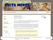 Tablet Screenshot of faltamenos.wordpress.com