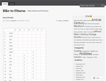 Tablet Screenshot of bike2fit.wordpress.com