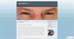 Desktop Screenshot of absolutelynottrue.wordpress.com