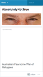 Mobile Screenshot of absolutelynottrue.wordpress.com