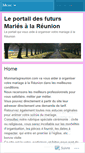 Mobile Screenshot of monmariagereunion.wordpress.com