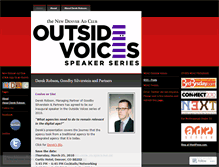 Tablet Screenshot of ndacoutsidevoices.wordpress.com