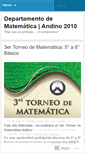 Mobile Screenshot of matematicaandino.wordpress.com