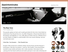 Tablet Screenshot of dazeintominutes.wordpress.com