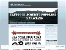 Tablet Screenshot of marscianogap.wordpress.com