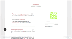 Desktop Screenshot of onesimplemama.wordpress.com