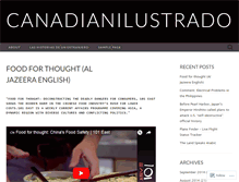 Tablet Screenshot of canadianilustrado.wordpress.com