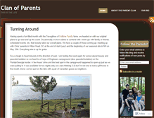 Tablet Screenshot of clanofparents.wordpress.com