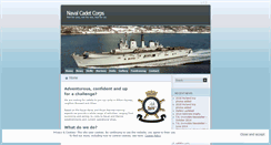 Desktop Screenshot of navalcadetcorps.wordpress.com