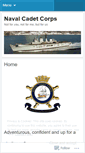 Mobile Screenshot of navalcadetcorps.wordpress.com